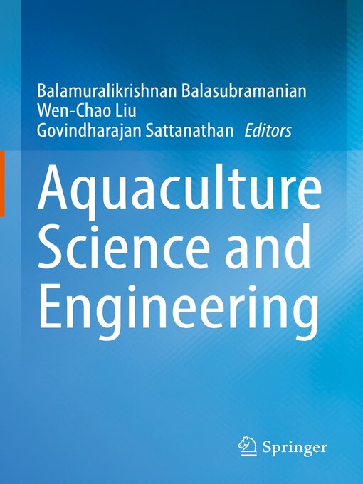 Cover image for Aquaculture Science and Engineering